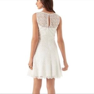 👰‍♀️ WHBM Drop Waist Lace Dress Prom Wedding Formal 💐